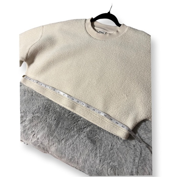 Aritzia sunday best cream off white crop sweater size XS - Picture 5 of 13